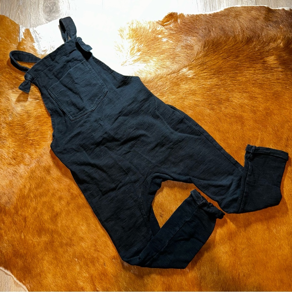 Mini mioche, black overalls, size 5/6